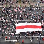 Manifestaci&oacute;n contra Lukashenko en Bielorrusia