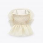 Top de organza (parte trasera)