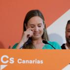 Melisa Rodríguez (Ciudadanos), entre lágrimas