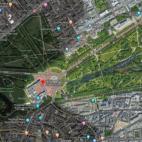 La rareza que incluye Google Maps cuando se pasa sobre el Palacio de Buckingham de Londres: el tradicional mu&ntilde;eco que da acceso a la opci&oacute;n Google Street View se transforma para convertirse en una especie de reina.