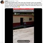 &ldquo;Mi abuelo falleci&oacute; hace unos a&ntilde;os. Ayer descubrimos que Google Maps muestra su granja y la recorrimos. Vimos que donde termina el camino est&aacute; mi abuelo, sentado".