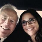 Junto a la actriz Julia Louis Dreyfus