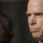 "Donald Trump&rsquo;s behavior this week, concluding with the disclosure of his demeaning comments about women and his boasts about sexual assaults, make it impossible to continue to offer even conditional support for his candidacy," McCain said...