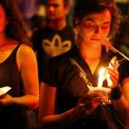 Cientos de personas participaron en una marcha conmemorativa en el centro de Santiago (Chile)