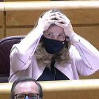 El 'show' de Cristina Ayala, la senadora del PP