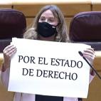 El 'show' de Cristina Ayala, la senadora del PP