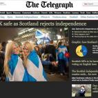 Escocia rechaza la independencia