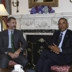 El rey Felipe VI y el presidente de EEUU, Barack Obama.