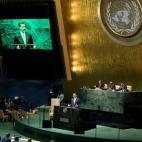 En la Asamblea General de la ONU.