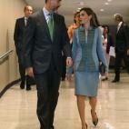 Los reyes durante la Cumbre del Clima.