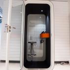Una cabina para realizar llamadas de tel&eacute;fono con total privacidad.