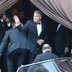 El novio a su llegada