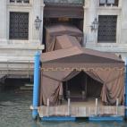 Entrada del hotel de la boda