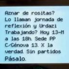 Comenzaba "la noche de los mensajes cortos" y el célebre "pásalo". Una convocatoria espontánea mediante el teléfono móvil reunió a miles de jóvenes ante la sede del PP reclamando la verdad.