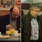 ** Uno es un redactor veterano en el equipo y el otro es el jefe que llega a la revista/periódico tras una etapa en el extranjero: Luis (José Coronado) llegaba de Nueva York y Pablo (Gonzalo de Castro) estuvo en Argentina.