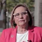 La diputada sumó con su lista el 36,57% -por encima de Vox (20,94%)-.