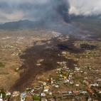 Las coladas de lava, cada vez m&aacute;s anchas