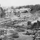 Destrozos en el barrio de Greenwood