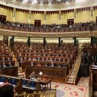 Vista del Congreso en plena moci&oacute;n.