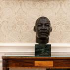 El busto de Martin Luther King.