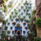 Entre las flores que lo decoran hay tulipanes, narcisos, an&eacute;monas, carraspiques, acantos, geranios e incluso algunos helechos.