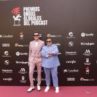 David Insua y David Andújar, colaboradores de 'El HuffPost', creadores del podcast '¡Menudo Cuadro!' y encargados del pre-show.