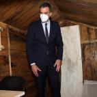 Pedro Sánchez, en el zulo reconstruido de Ortega Lara.