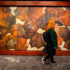 Un mural de José Ibarrola, en recuerdo de José Luis López de Lacalle