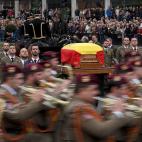 Otro momento de la despedida en las calles de Madrid.