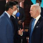 Pedro Sánchez y Joe Biden, en la Cumbre del G20.