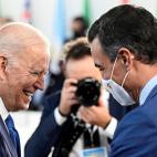 Pedro Sánchez y Joe Biden, en la Cumbre del G20.