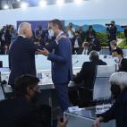 Pedro S&aacute;nchez y Joe Biden, en la Cumbre del G20.
