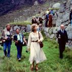 En uno de sus viajes a Per&uacute;.