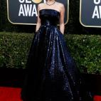 En la alfombra roja de la 77&ordf; edici&oacute;n de los Globos de Oro en enero de 2020.