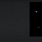 La primera vez que el robot Curiosity vio la Tierra desde Marte.