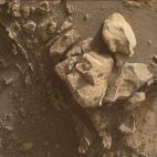 Imagen de Marte tomada desde el vehículo Curiosity de la NASA.