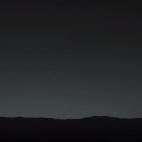 La primera vez que el robot Curiosity vio la Tierra desde Marte.