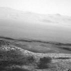 Imagen de Marte tomada desde el vehículo Curiosity de la NASA.