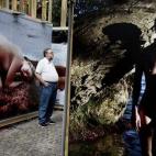 Un hombre visita la controvertida exposición 'Female beaty with an edge' de la fotógrafa danesa Mathilde Grafström en Copenhague, Dinamarca. La muestra expone una serie de fotos cuyo tema principal es el cuerpo de la mujer.