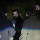 Caras de alegr&iacute;a tras el canje.