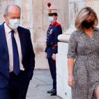 El ministro de Justicia Juan Carlos Campo a su llegada al Homenaje de Estado.