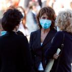 Dolores Delgado durante el Homenaje de Estado a las víctimas de la COVID-19.