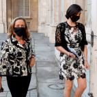 La ministra de Economía Nadia Calviño a su llegada al homenaje de Estado.