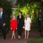 Durante el acto de entrega de los premios Princesa de Girona en el Palacio de Congreso de Barcelona. 4 de noviembre de 2019.