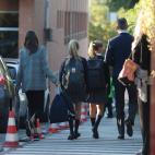 Primer día de clase en el colegio Santa María de los Rosales en Aravaca en Madrid Madrid. 11 de septiembre de 2019.