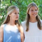 Durante la visita a la Casa Museo de Son Marroig en Deyá (Mallorca). 8 de agosto de 2019.