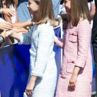 Durante uno de los actos de celebración del Centenario de Covadonga. 8 de septiembre de 2018.