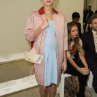 En el desfile de Vivienne Westwood, el pasado febrero.