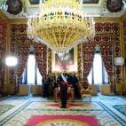 El rey durante el acto.