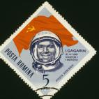 El rostro de Gagarin se convirtió en todo un icono y fue utilizado incluso para sellos